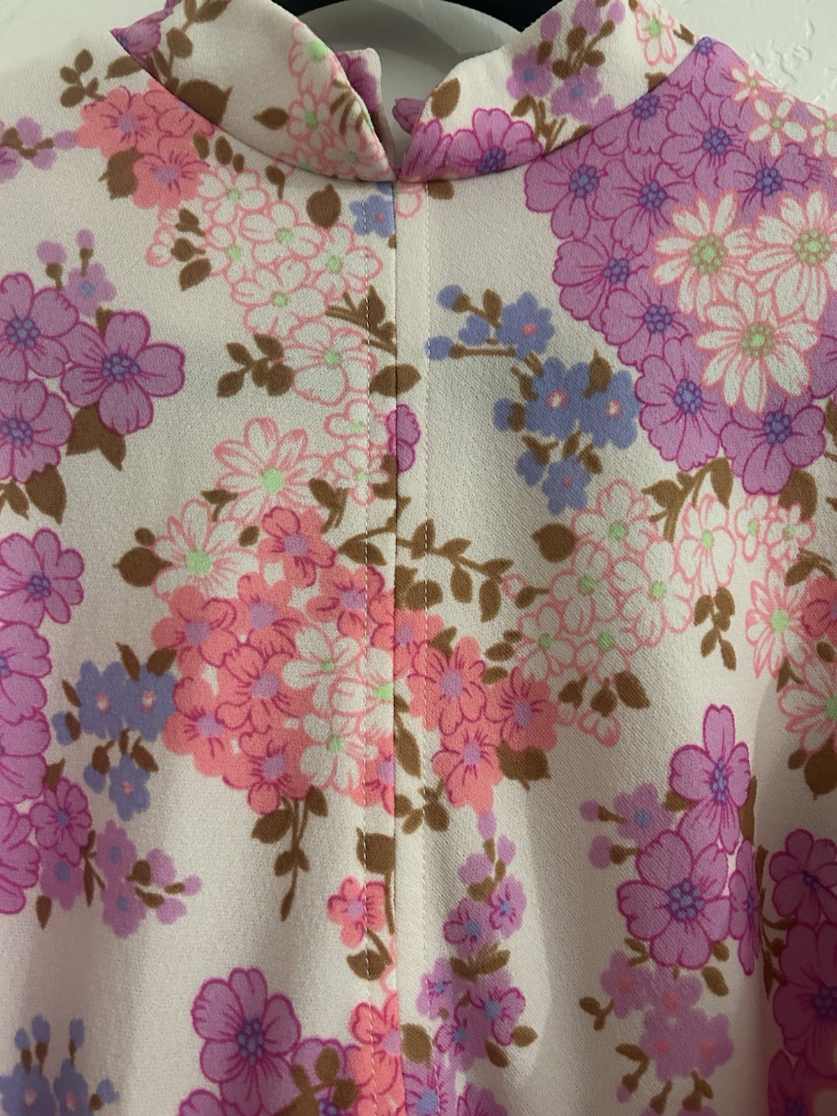 Vintage It’s Better Floral Print Retro 60s 70s Dress