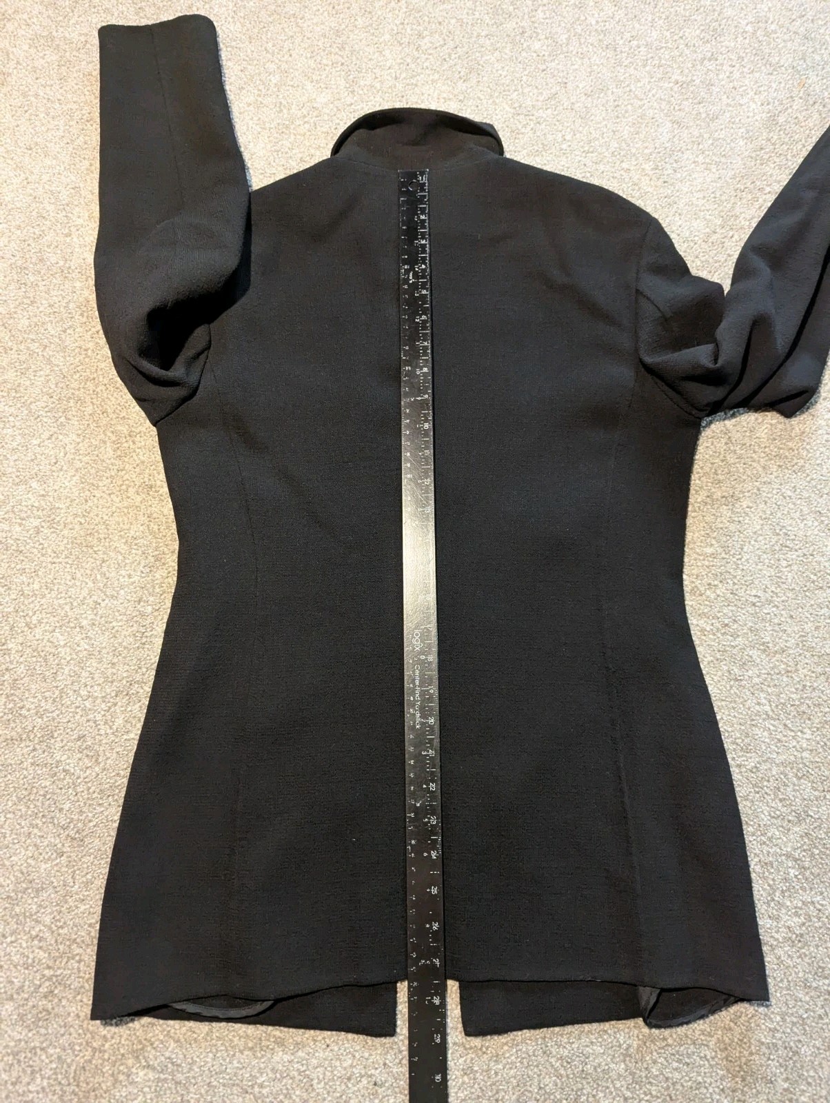 Vintage Issey Miyake Jacket Womens Medium Wool Bergdorf Goodman 1980s Zip Coat