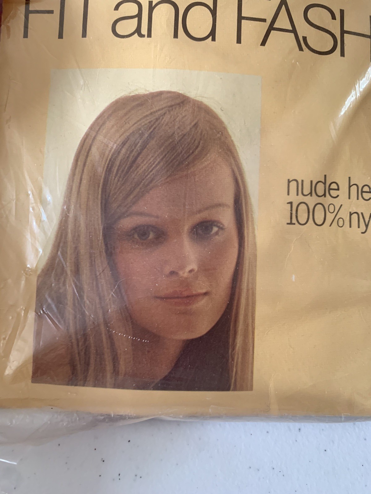Vintage 70’s Jubilee Opaque Pantyhose Wine Medium NOS NIP 100% Nylon Nude Heel
