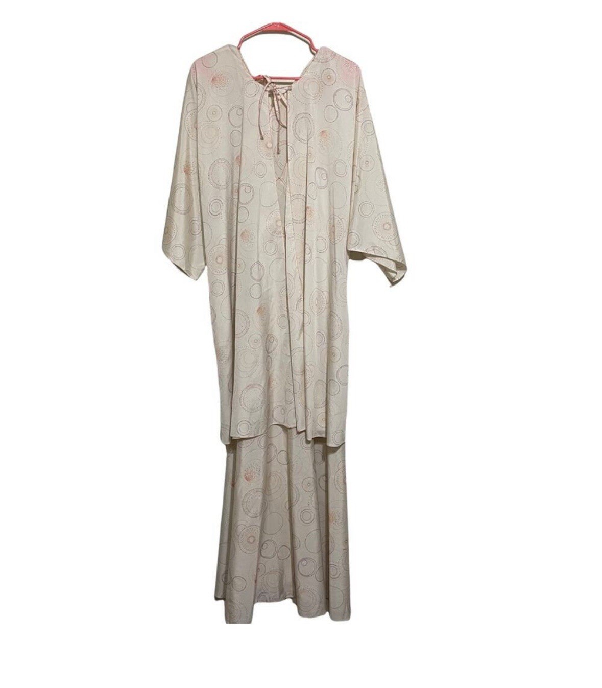 Vintage Chloe Lingerie Two Piece Set Robe and Gown Size Small (Estimate)