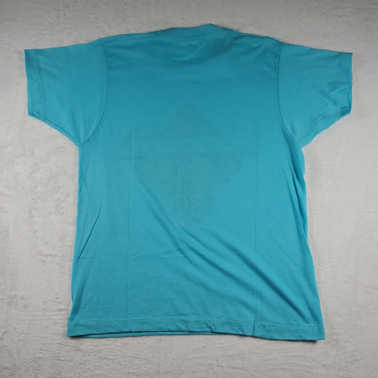 Vintage 1987 Celebration On Ice Skating T Shirt Blue Medium Screen Stars READ
