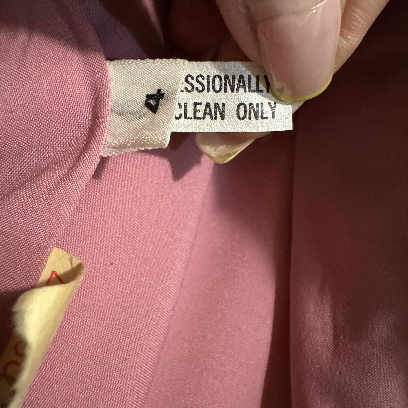 Vintage David Hayes Pink Multi Mohair Wool Blazer Barbie Pink Lining Size 4