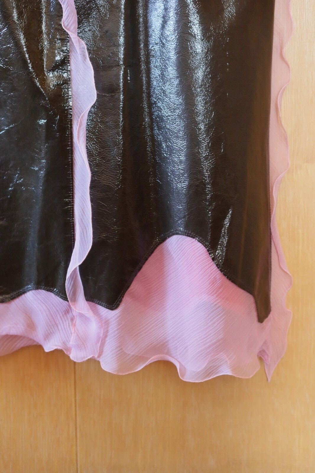 RARE Never Worn S/S 2000 Vintage Fendi by Karl Lagerfeld Patent Leather Suit 38