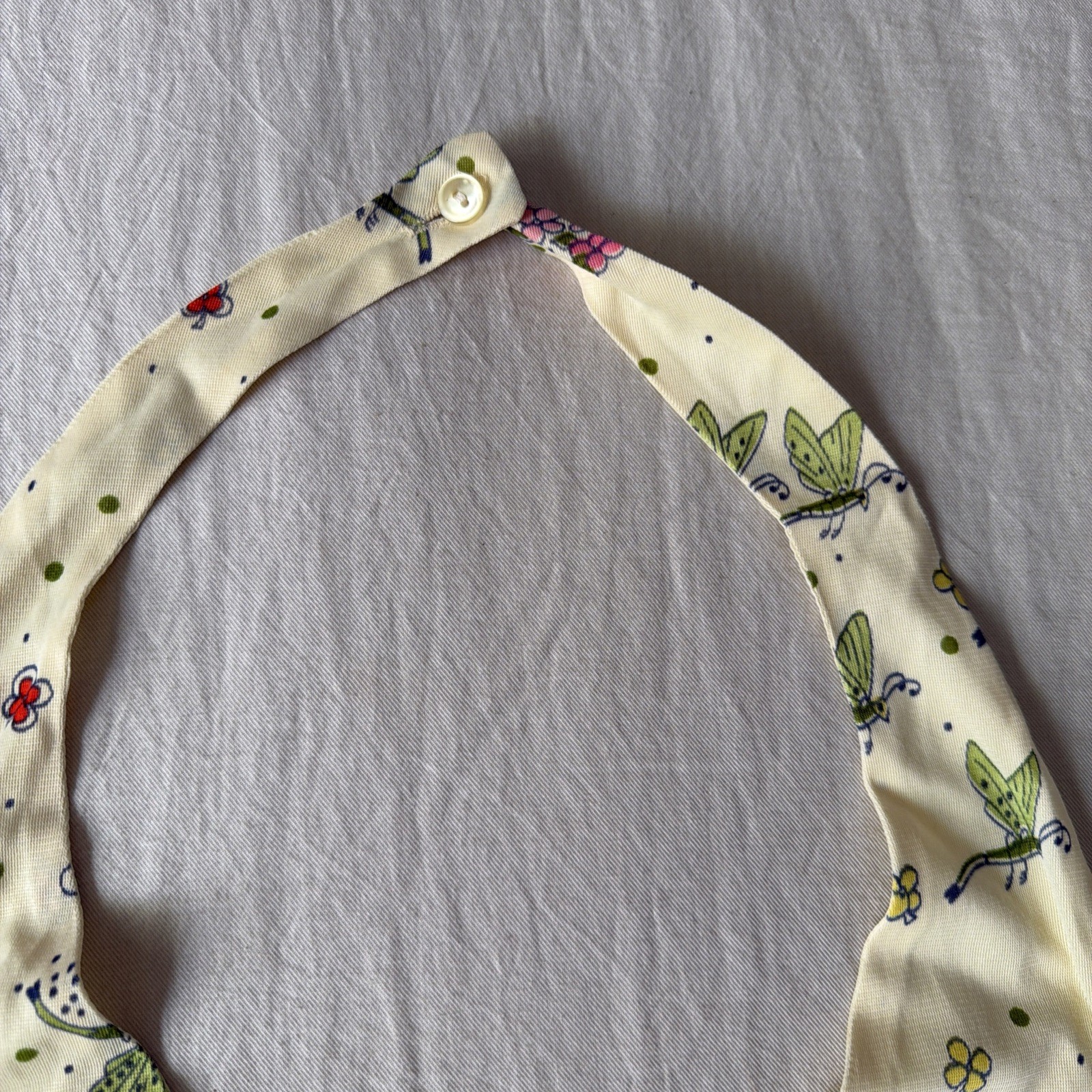 VTG 70’s JC Penny Fashions 2 Piece Dragonfly Floral Print Halter Dress