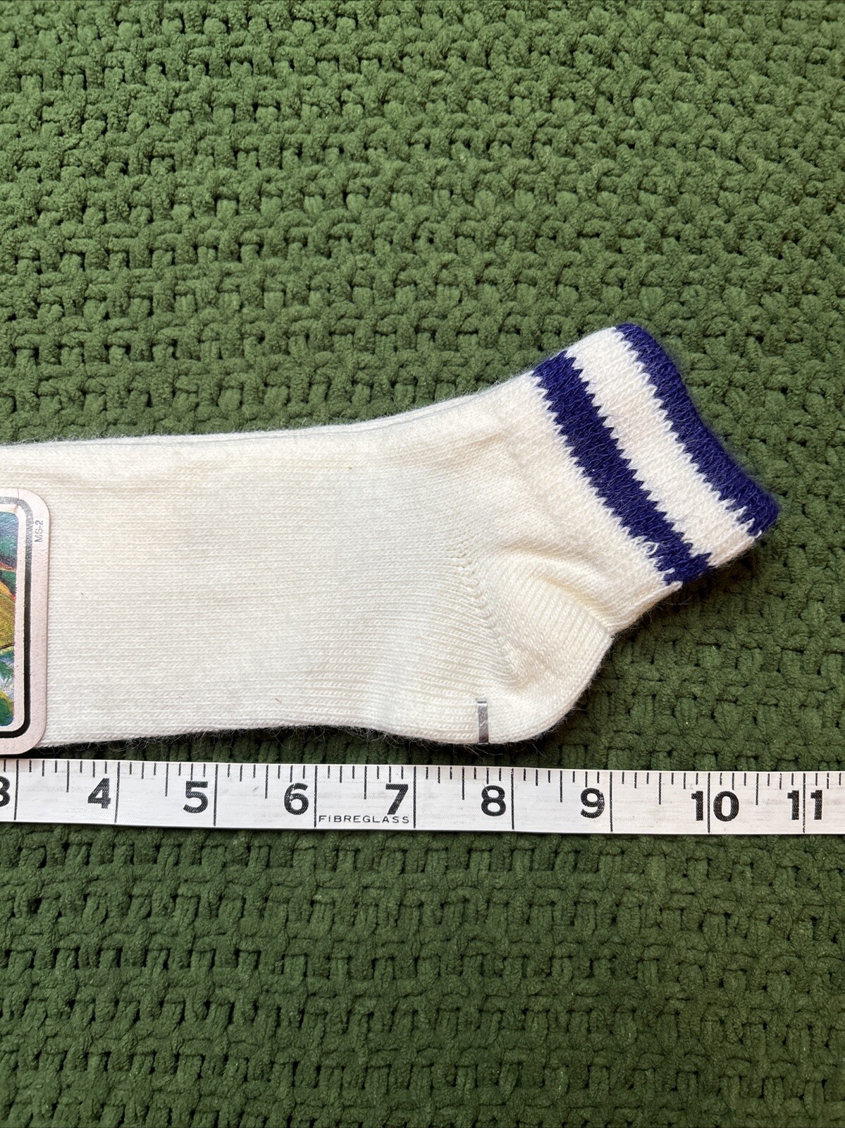 VTG Hanes Ms. Sports Socks Striped 9-11 Orlon Acrylic Low-Cut NOS 80s Red Label