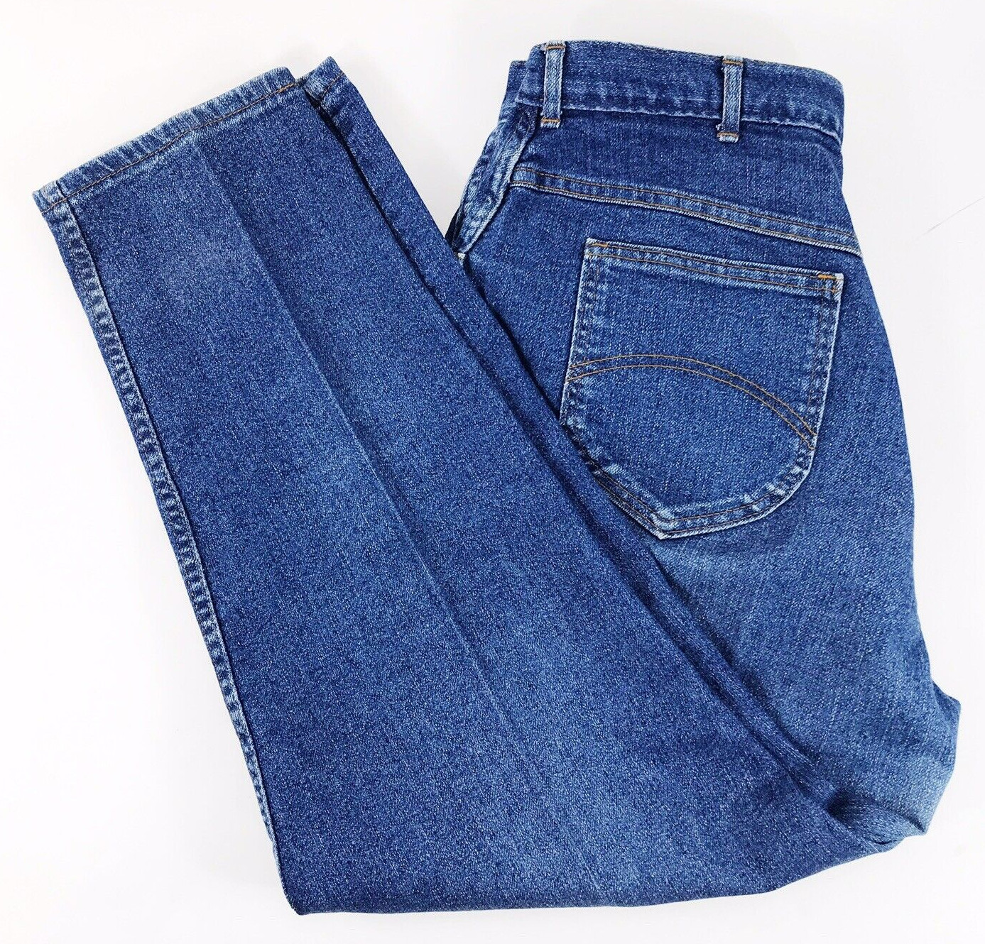 Chic Jeans Women’s 18 WP 34 x 29 Vintage 80’s Blue Tapered Leg High Waist Mom