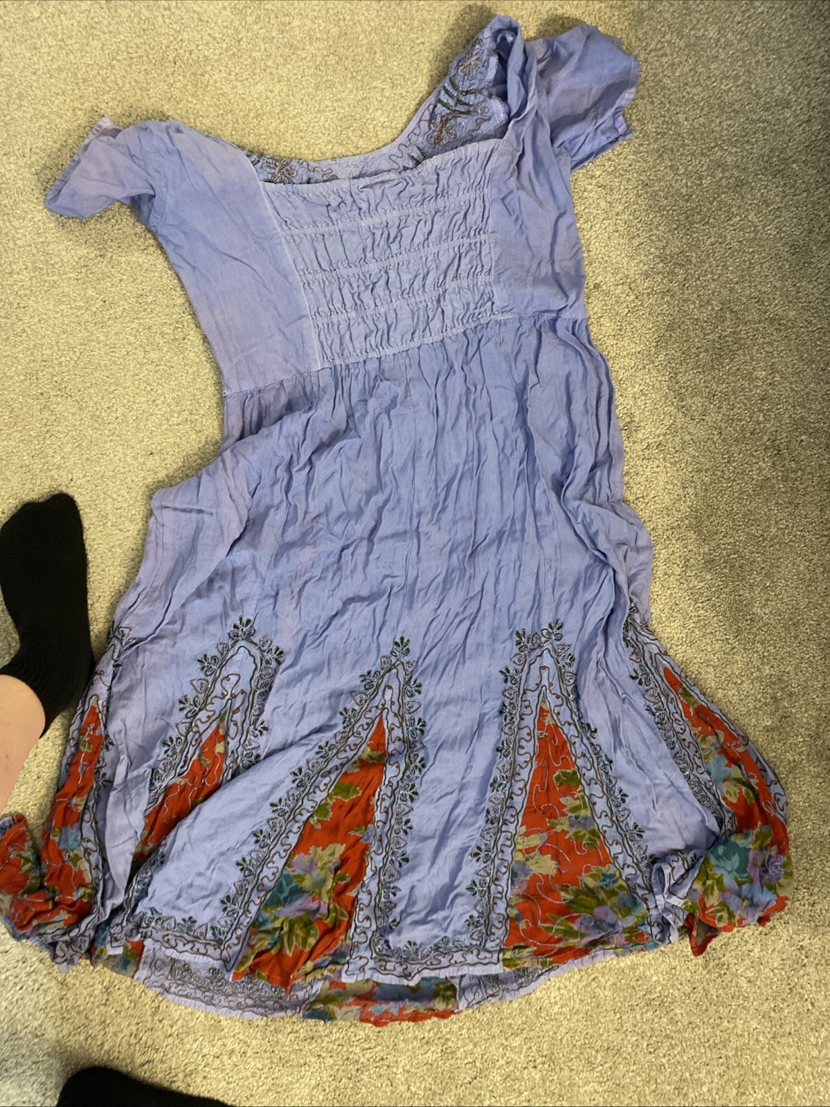 Possible Z&L Vintage Bohemian Maxi Dress – Great For Renaissance Fairs