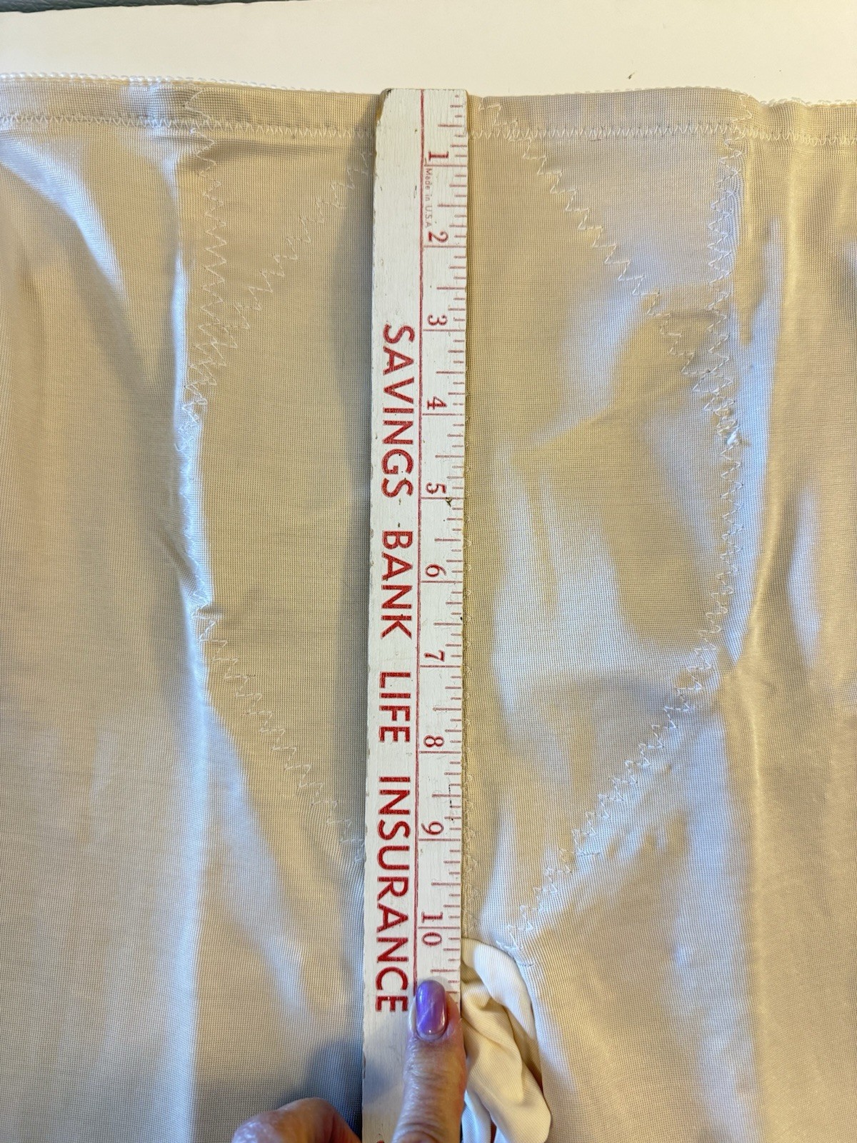 Vintage Beige Long Leg Girdle Pants Liner Compression See Measurements No Tag