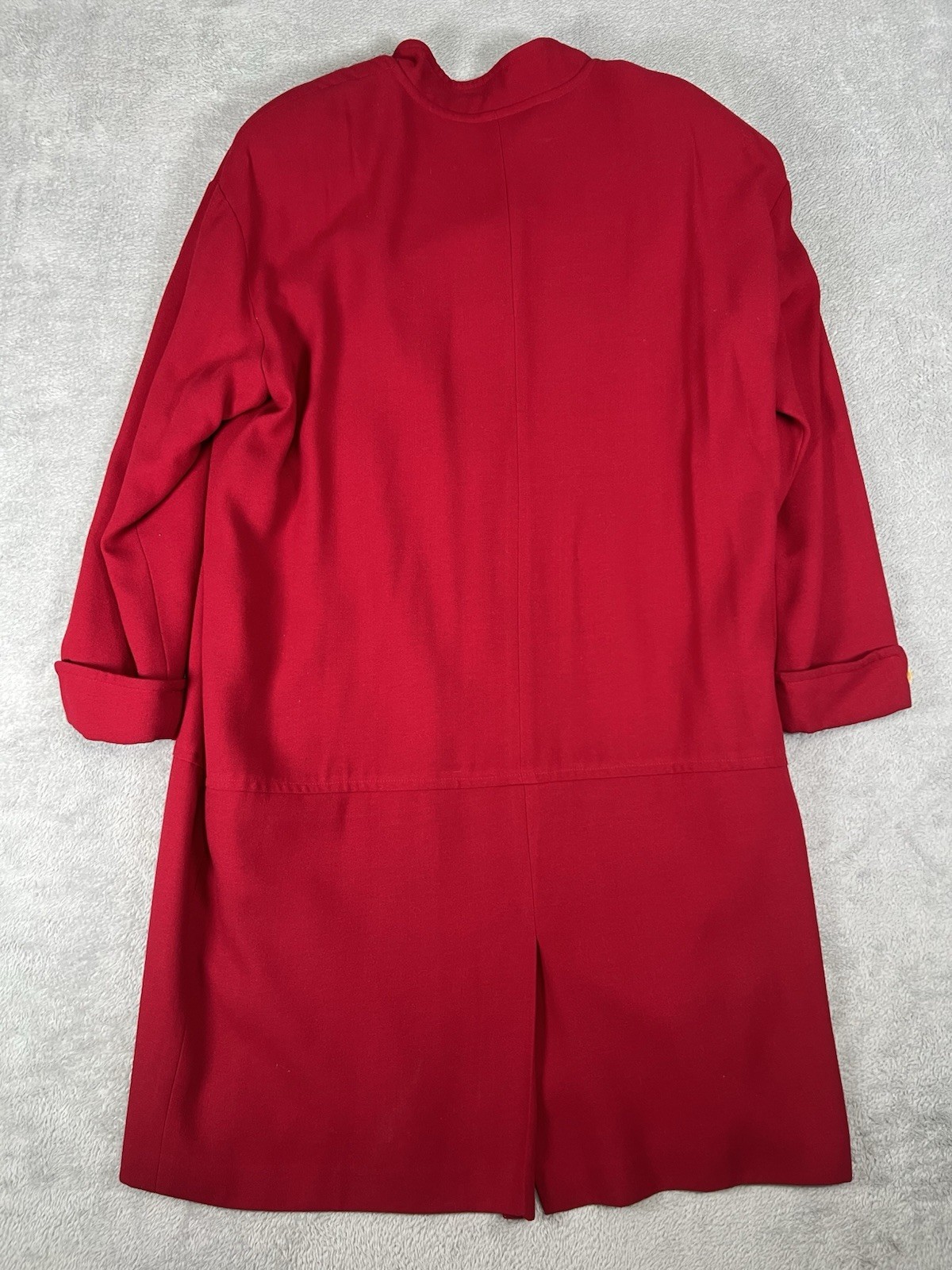 Vintage Kasper For ASL Women 16 Red Dress