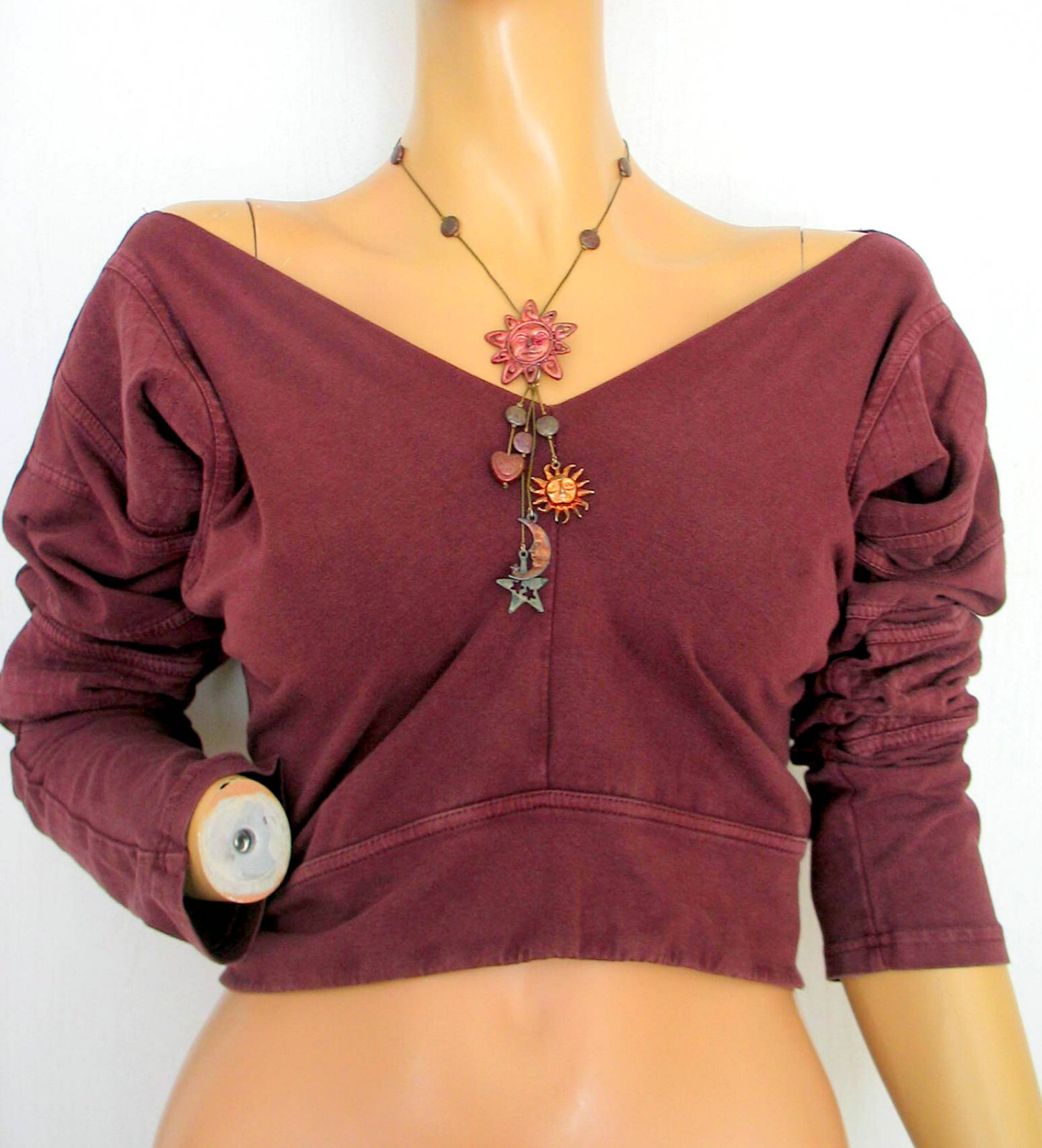 $39 lot or separate 4 Upcycled VTG tops w/ a variety of looks