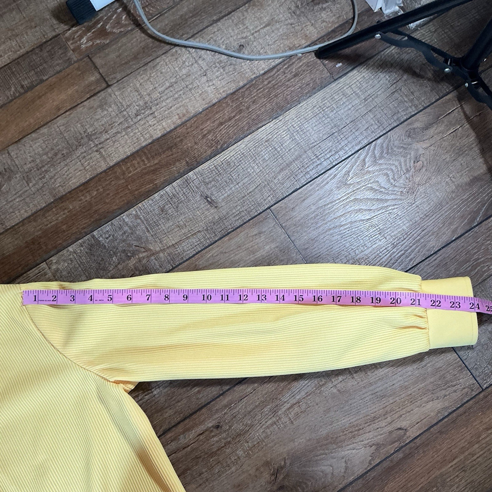Vintage Mr. Fine Dallas Women’s Pantsuit Size 16 Yellow 2 Piece Set Top #15818