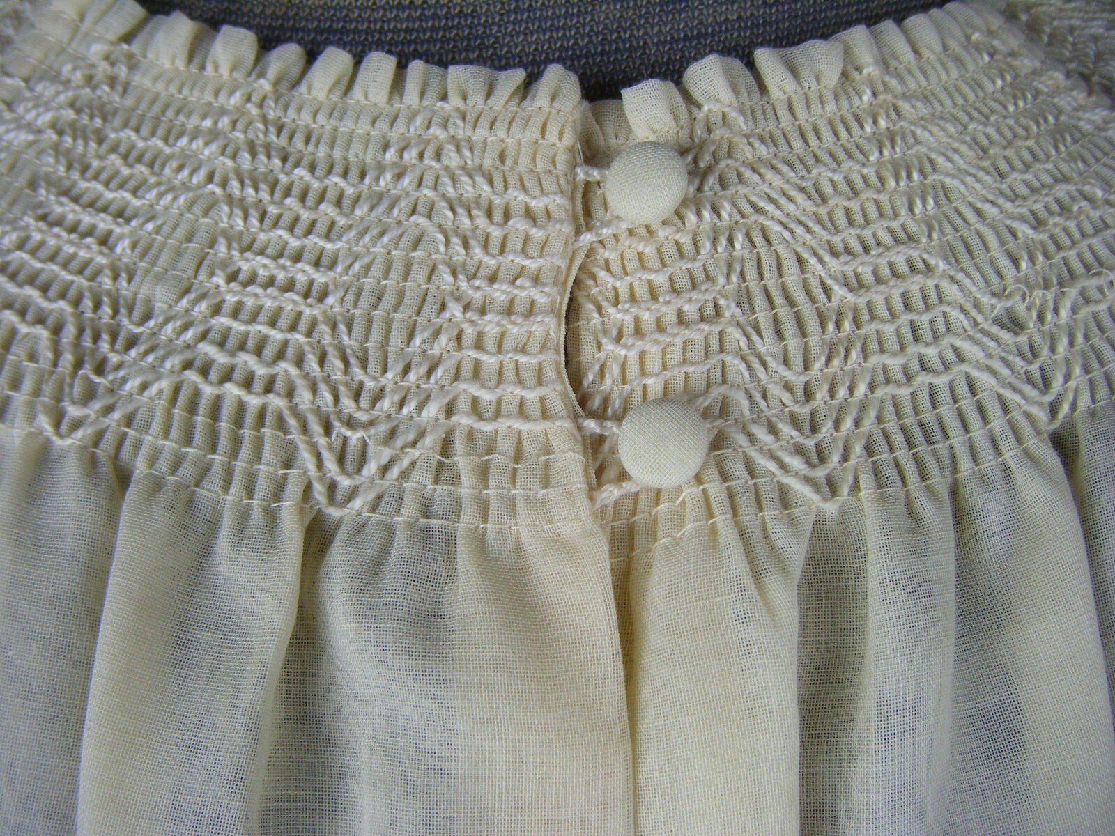 CHESSA DAVIS Vtg 70s Ivory/Pink Romantic Blouse Belt & Skirt-Bust 45/Waist 25-30