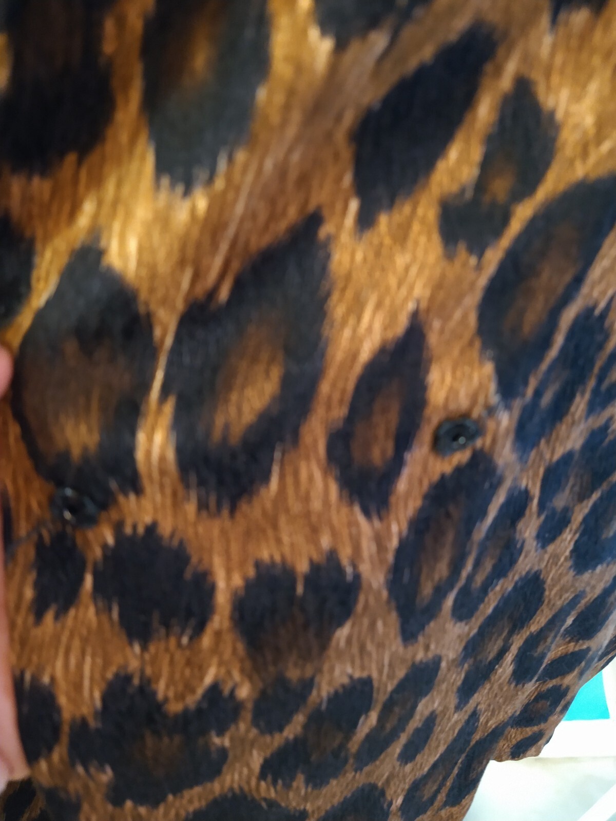 Vintage Anne Klein Silk Jacket 1980s Animal Print, Leopard Blazer Large