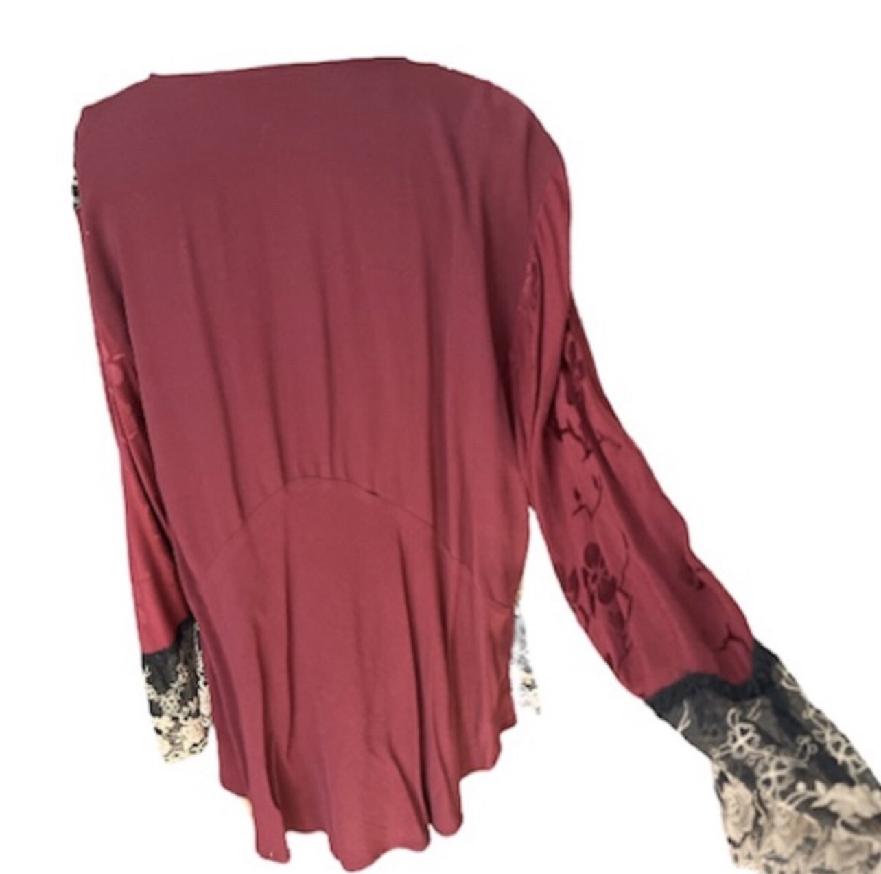 70s VINTAGE ROMANTIC BOHEMIAN JACKET SIZE 14