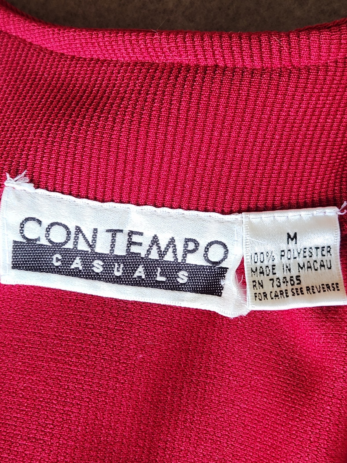 Vtg 90s Contempo Casuals Red Corset Lace Up Zip Front Ribbed Top Vest Womens M
