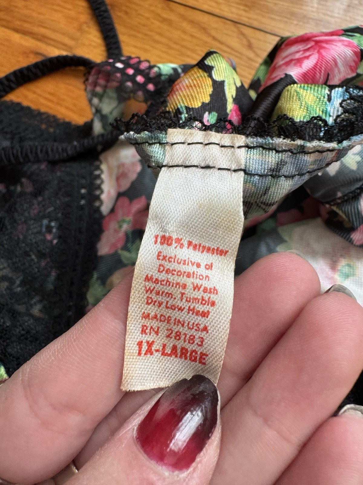 Vintage 70s Corset Top – Sheer Lace & Floral Lingerie Tank Top