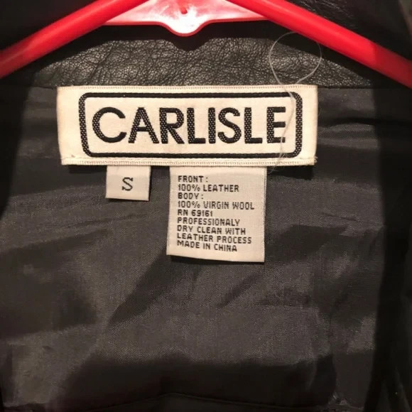 Vintage Carlisle Calf Hair Leather Suede and Virgin Wool Jacket