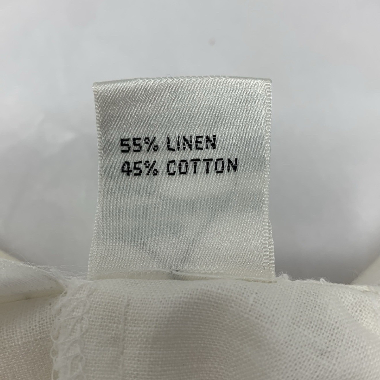 Vintage cottagecore 80s Jebb Levy white eyelet blouse size 10 linen cotton blend