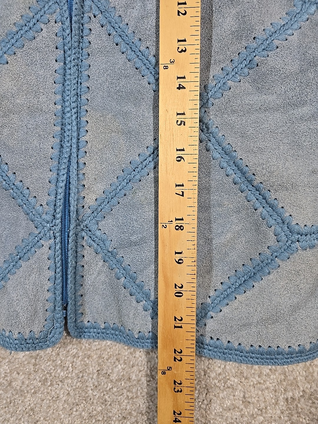 Vtg Leather Patchwork Vest/Skirt Upcycle Repair Craft Material Young East 13/14