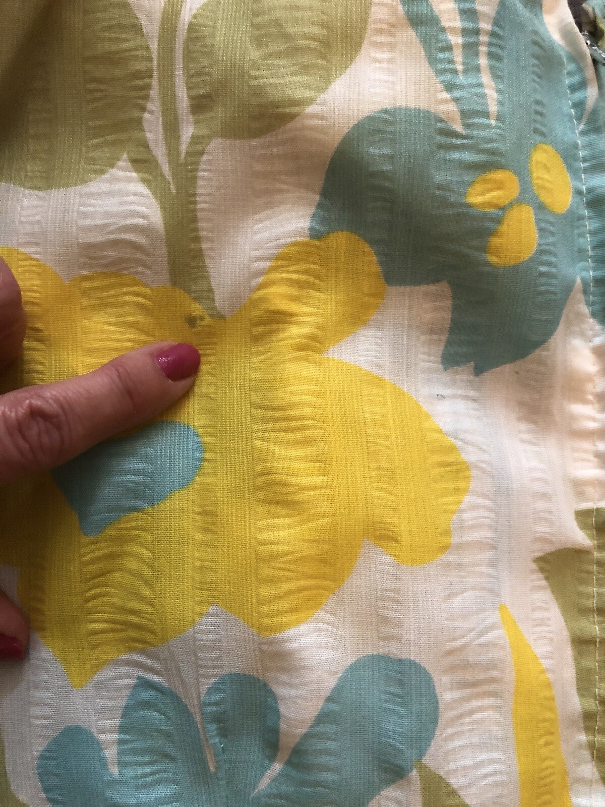 Dash About 1960’s Vintage Flower Power Shift House Dress