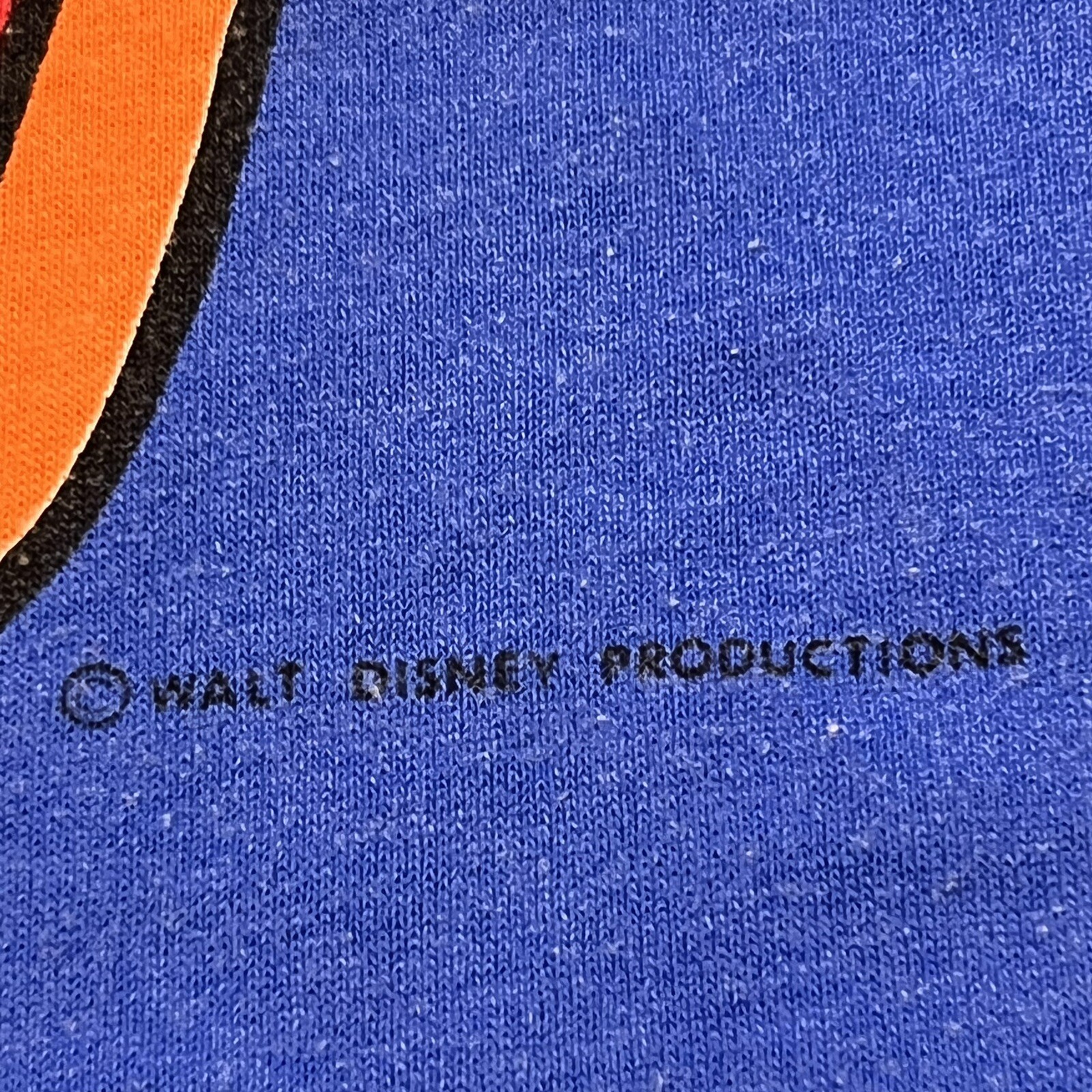 Vintage Disney Donald Duck Sleeveless Cap Swim Cover Up Shirt Made in USA LARGE