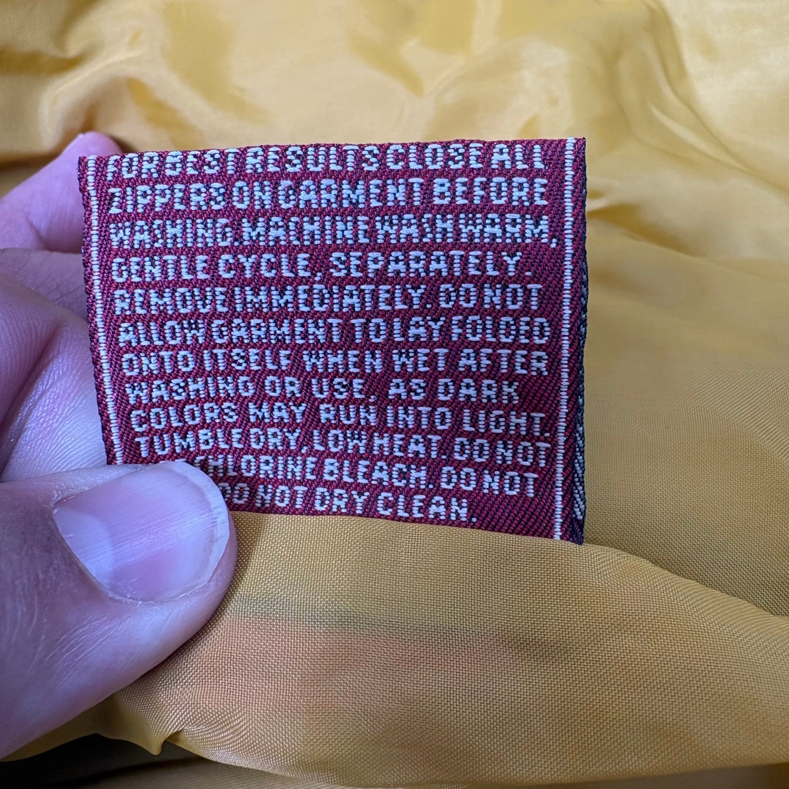 Vintage American Eagle Mustard Yellow Nylon Field Jacket Stowaway Hood Womens M
