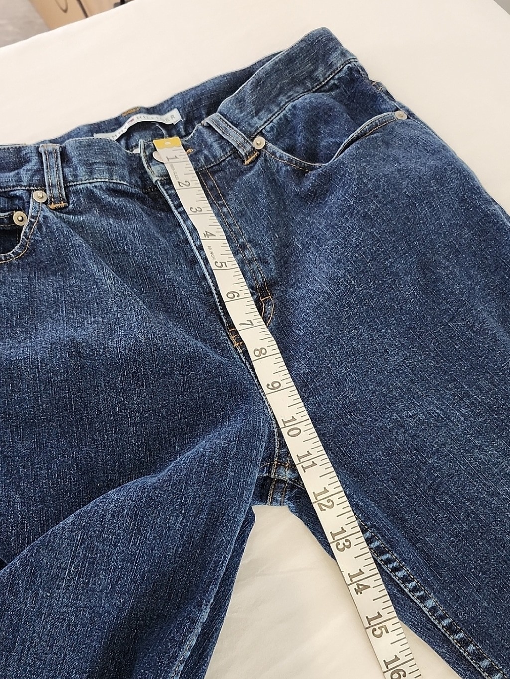 Tommy Hilfiger Vintage Womens 1999 Dark Blue Straight-Leg Jeans Size 12 90’s