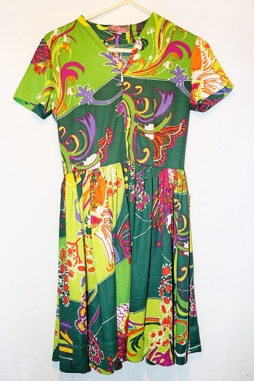 VINTAGE DAVID CRYSTAL SUMMER DRESS