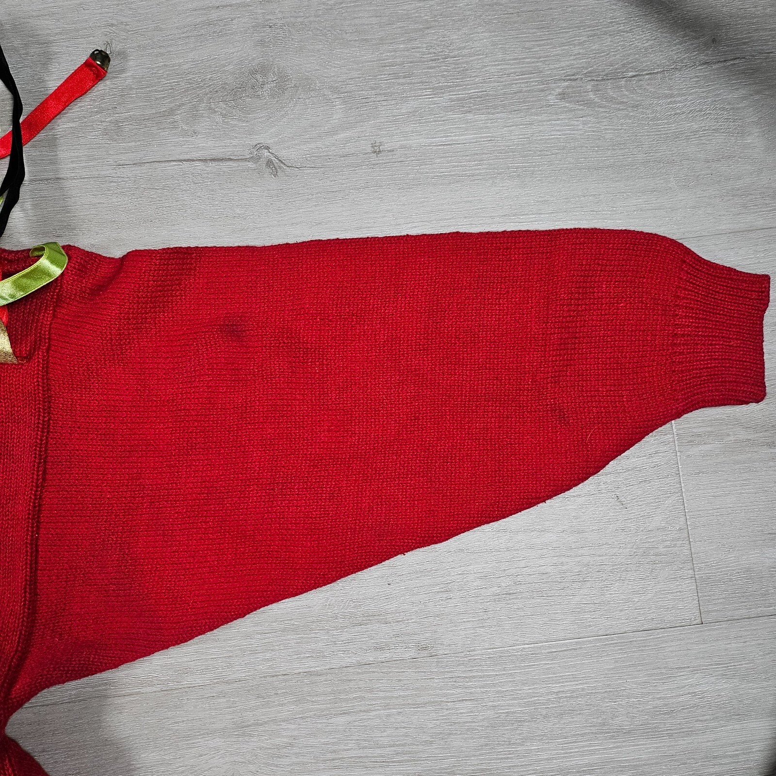 Ugly Christmas Sweater Bonnie and Bill Jingle Sweater Womens M Red Vintage 1985