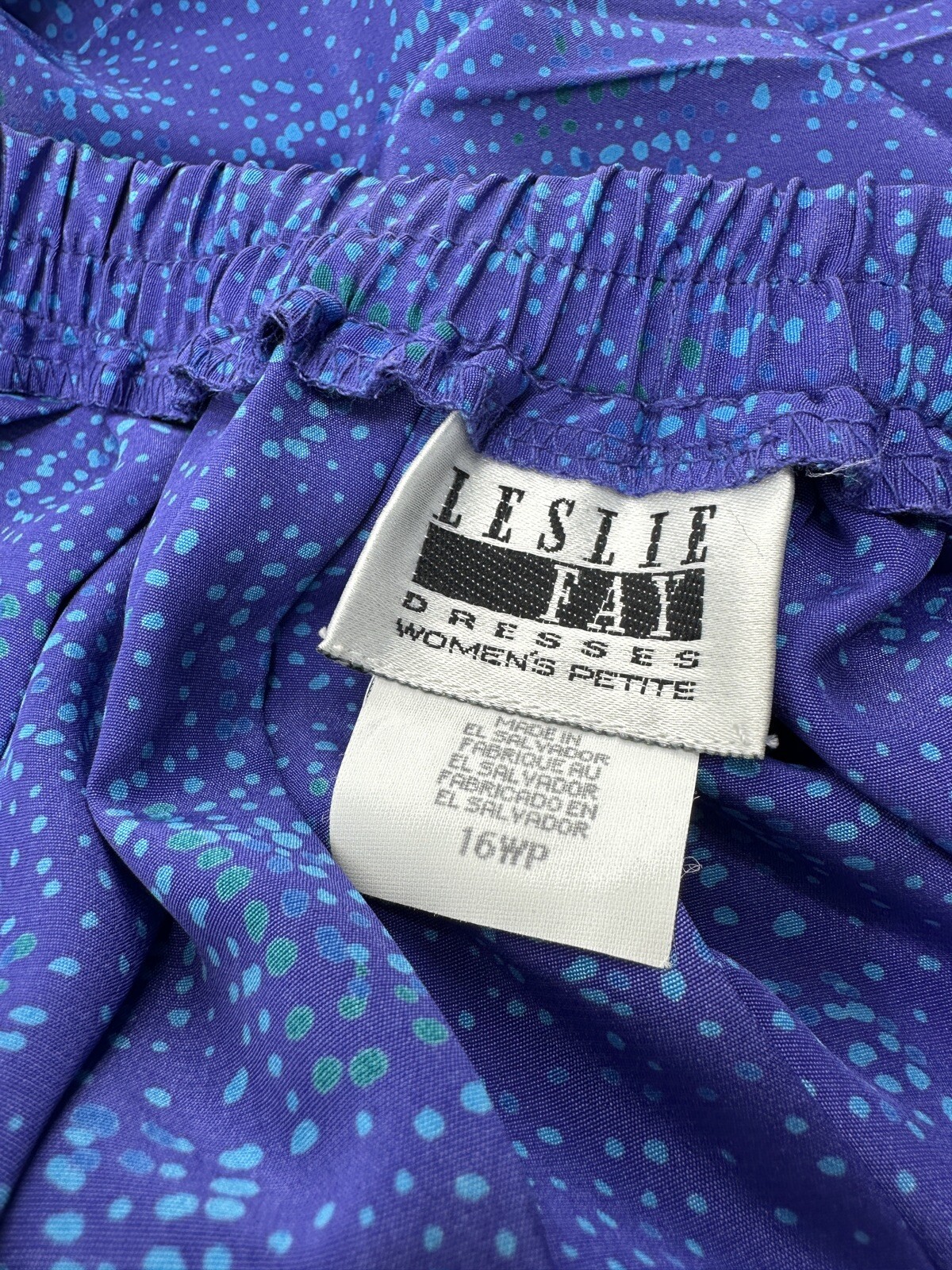 LESLIE FAY Dresses Women’s Petite 16 Blazer Jacket and Skirt Set Purple/Blue