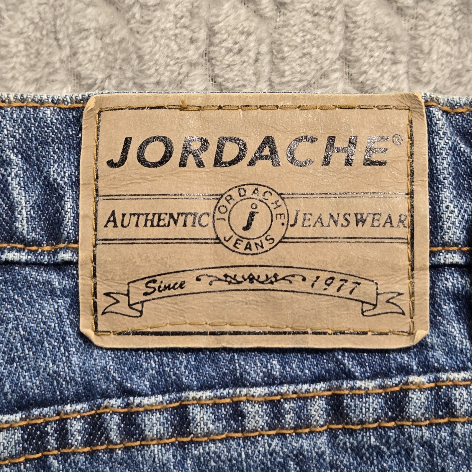 Vintage Jordache Womens Mom Jeans Size 17/18 34×30 Blue Bootcut Mid Rise