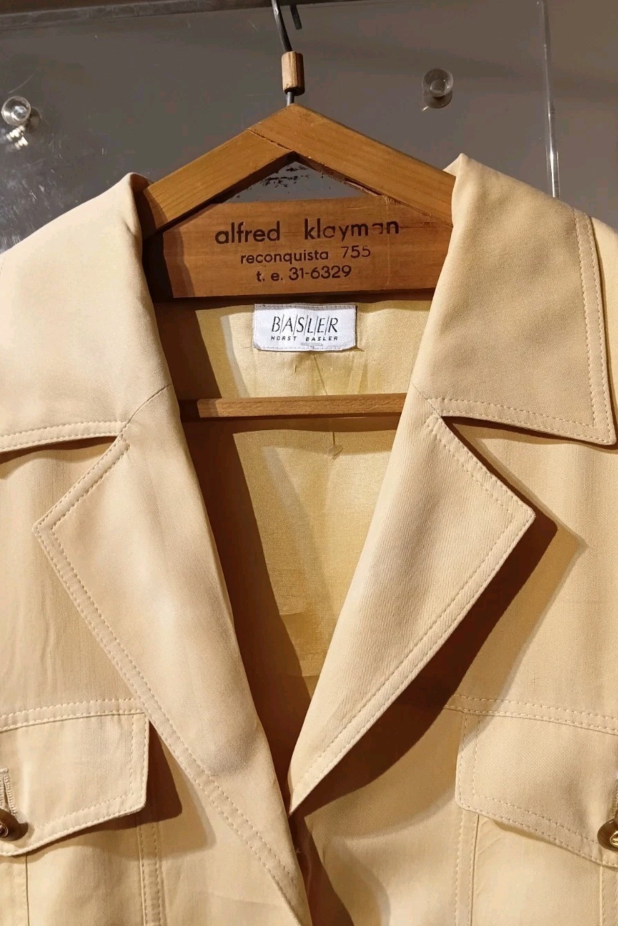 Basler vintage coat dress viscose/silk size 44