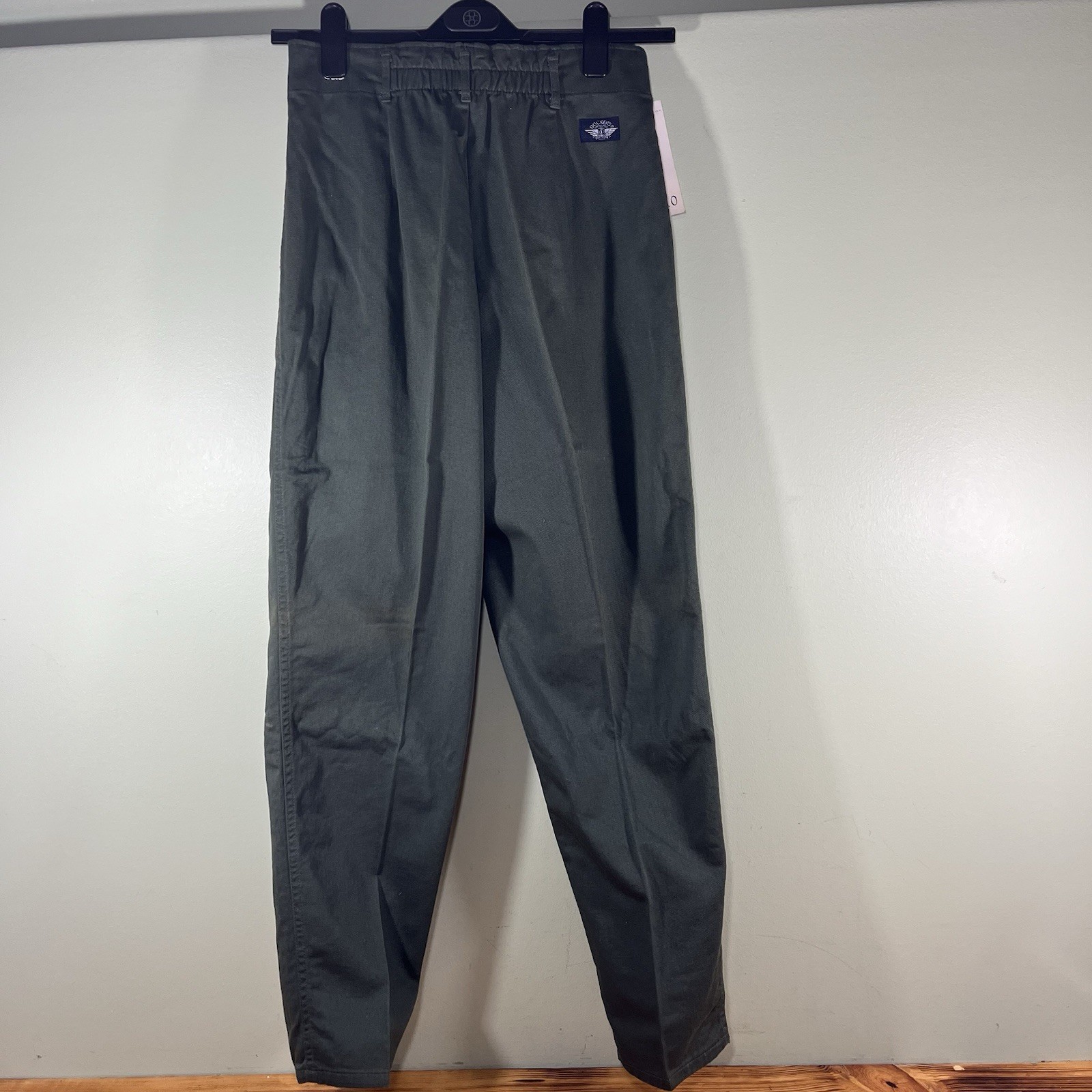 Vintage 1988 Levi’s Dockers Pleated Pants Green Khaki NOS Sz 10 See Photos READ