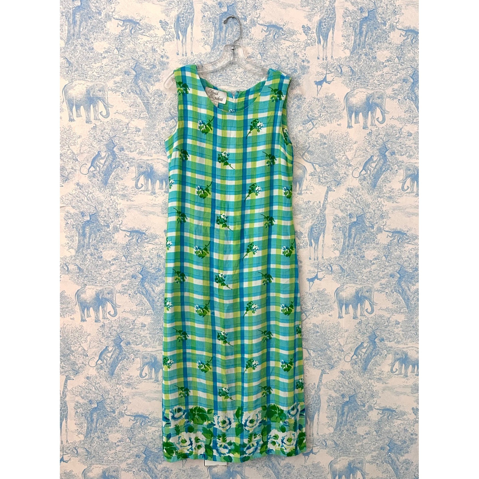 Vintage Sarah Elizabeth Coastal Grandmother classic grandmilleneal Sheath dress