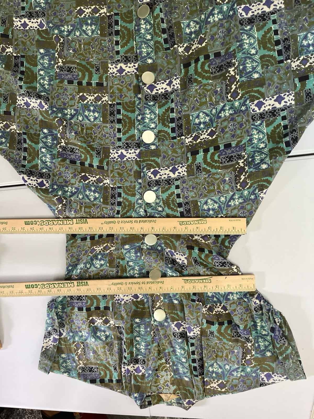 Vtg 50s Penny’s Brentwood Mod Novelty Print Day Dress S Cotton Rockabilly A-Line