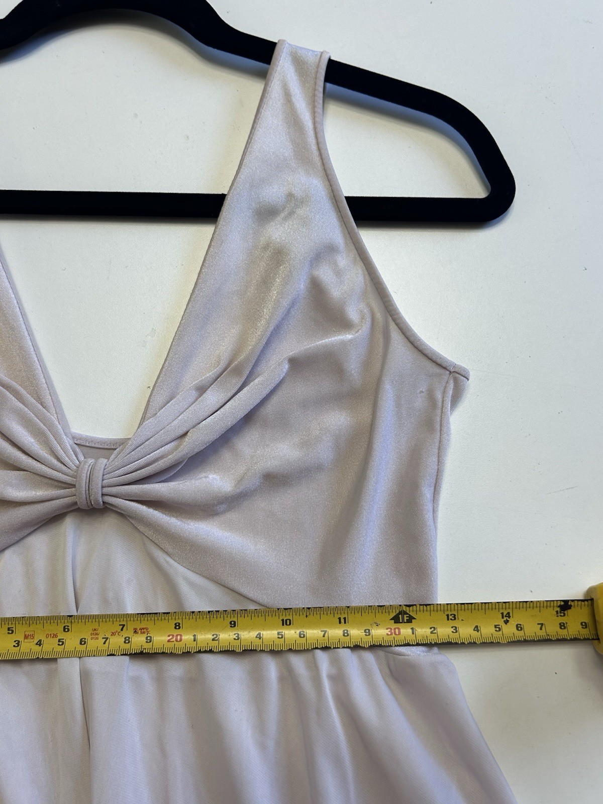 Vintage Olga BodySilk L Nightgown 9286 Nylon Pale Pink Twist Tie Not Bodice