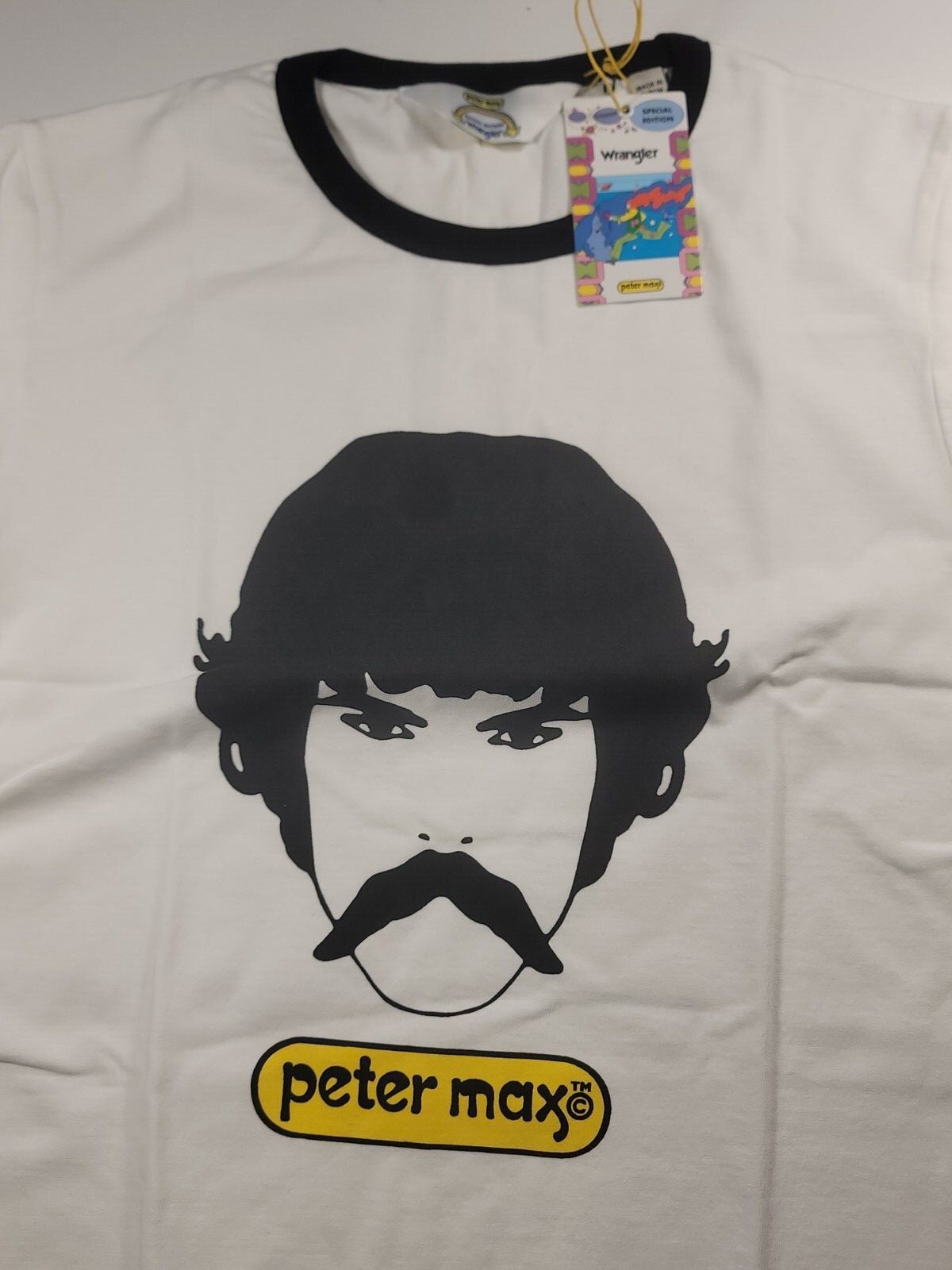 Wrangler Peter Max Special Edition T-shirt Woodstock 70s vintage Galaxy Art Work