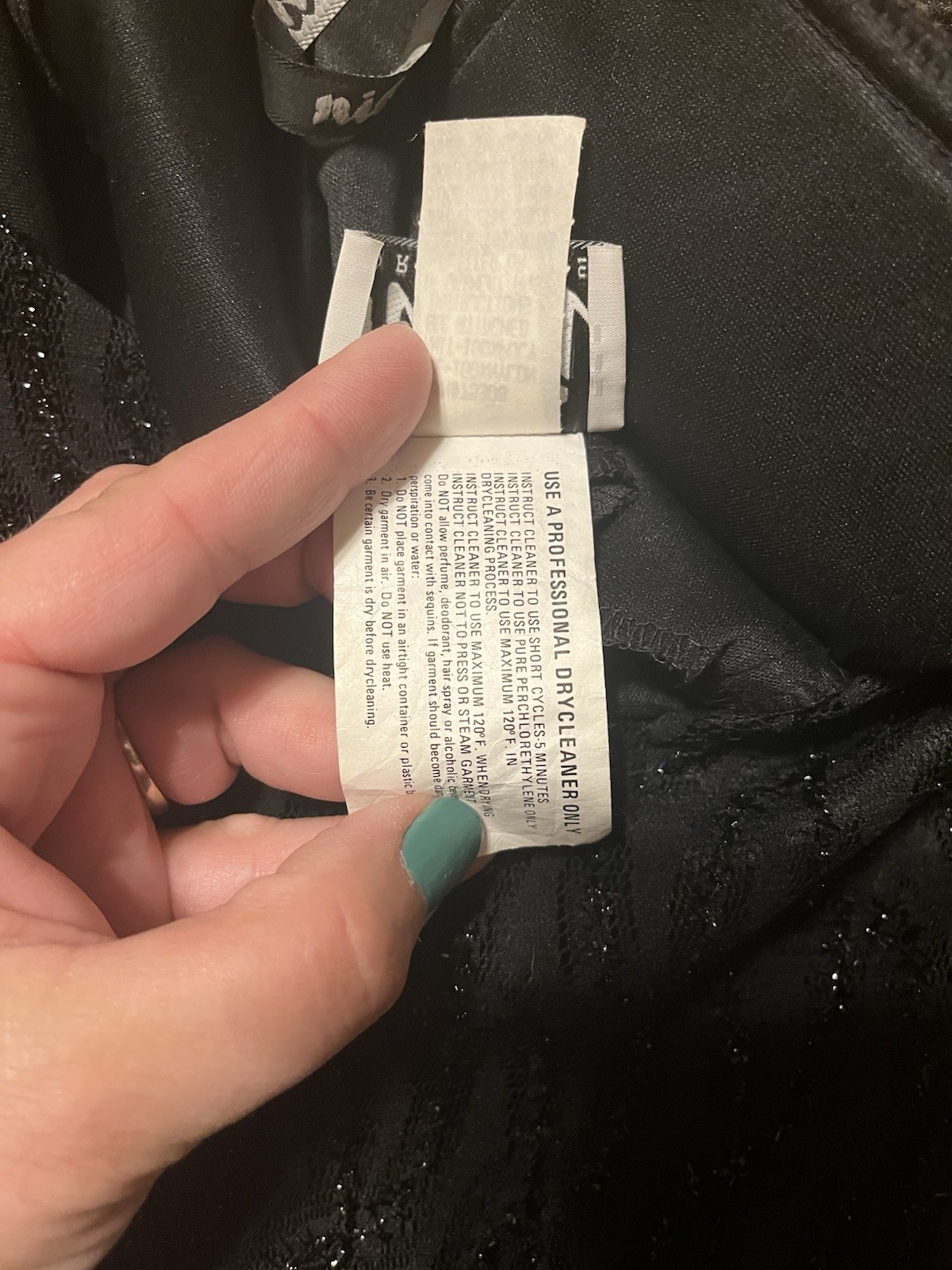 Vtg 80s 90s Niki Originals Dress 10 Medium Black Cocktail Party Sparkle
