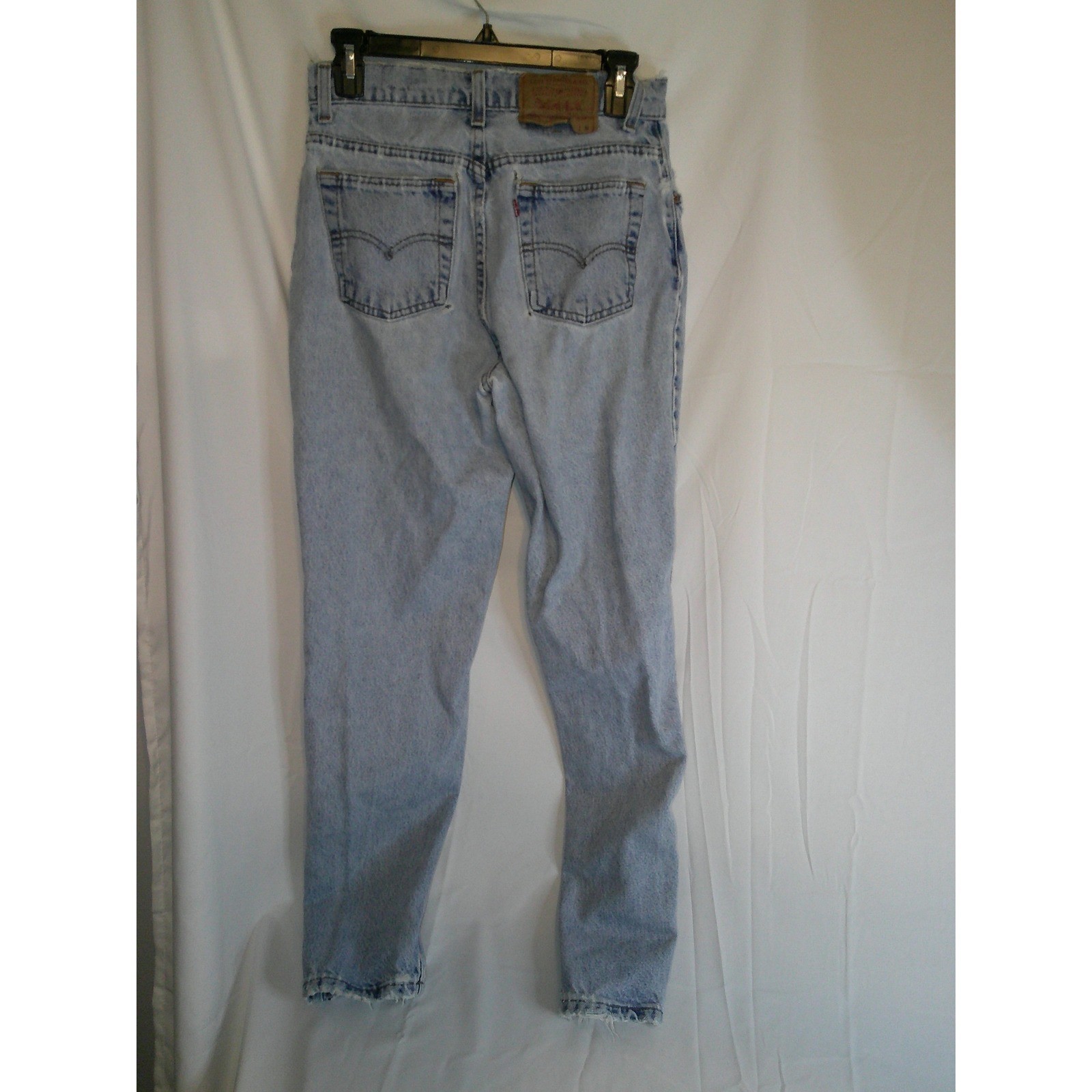 Vintage ’94 Distressed Levis 551 Relaxed Fit Tapered Leg Jeans Women’s Size 8