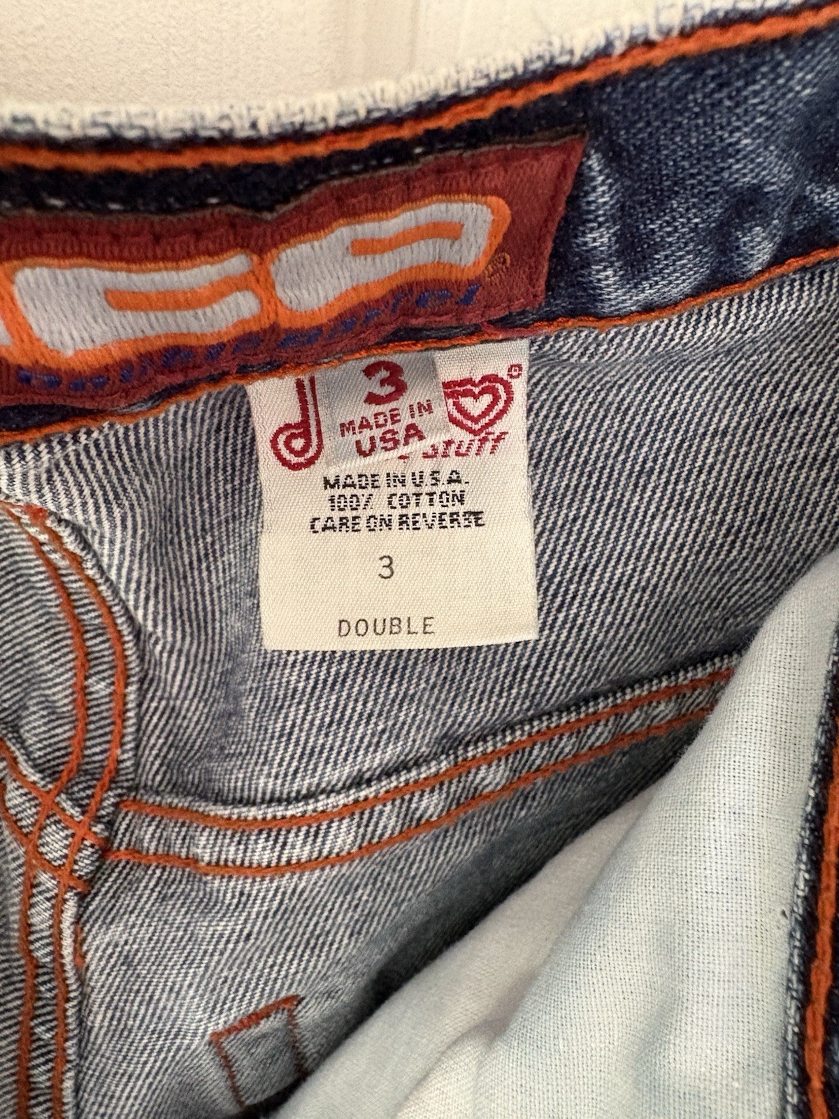 Jnco 1067 26” Double Barrel Jeans Size 3 Girlie Stuff Vintage 90s Y2K
