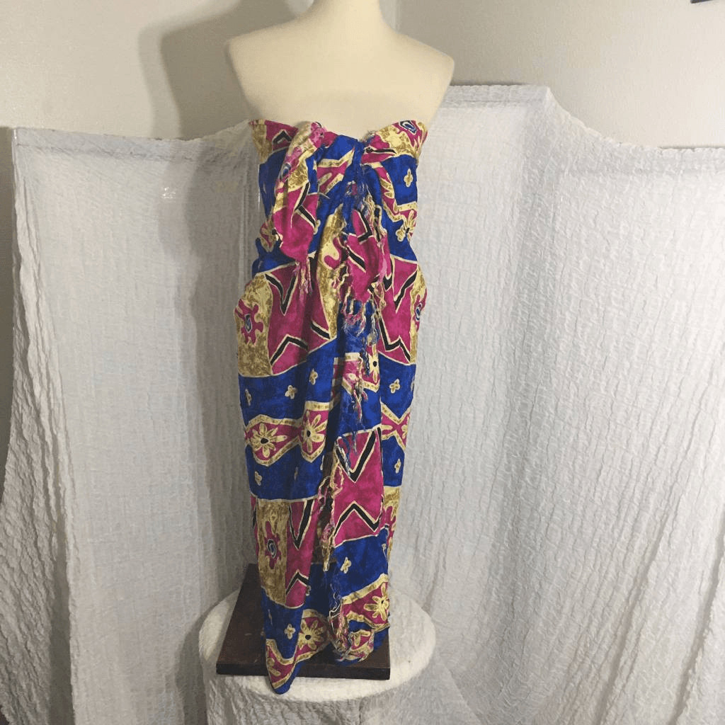 Colorful Multiple-print Swim Cover-Up Sarong
