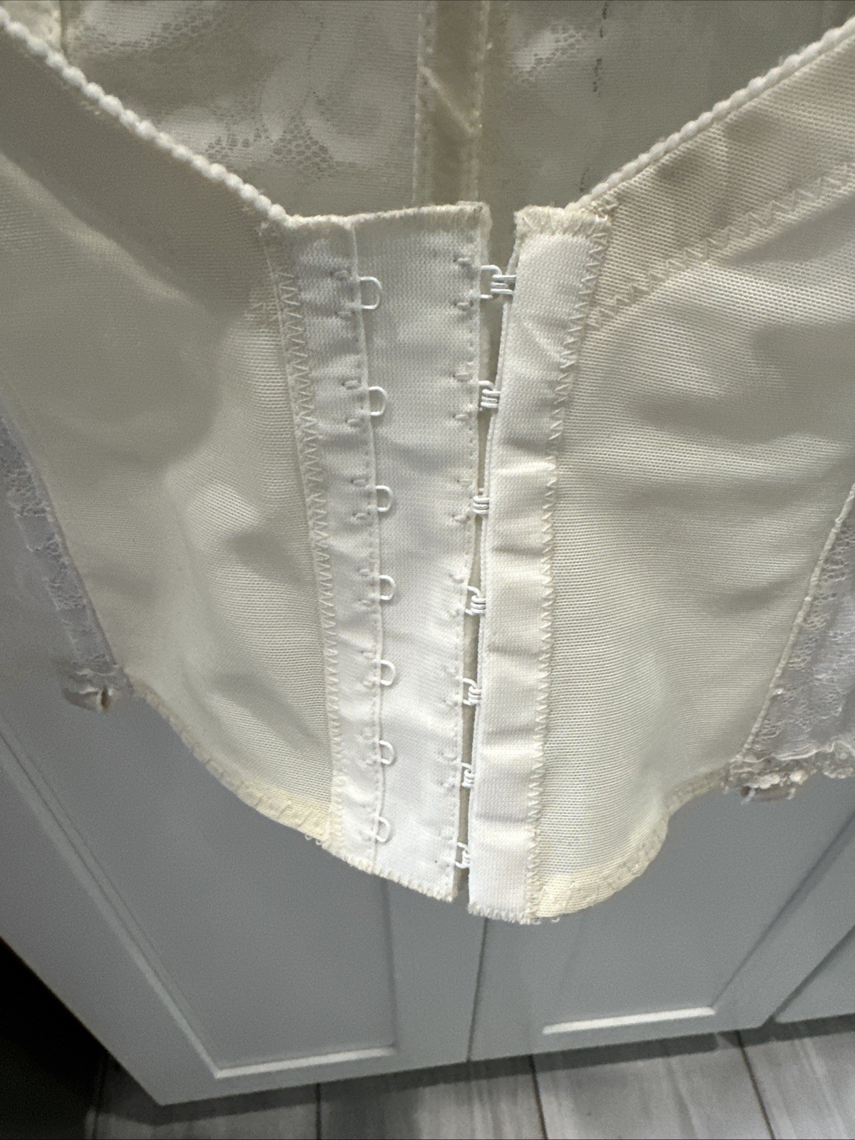 Vintage Carnival Lacey Strapless Bustier 36C Union Made ILGWU