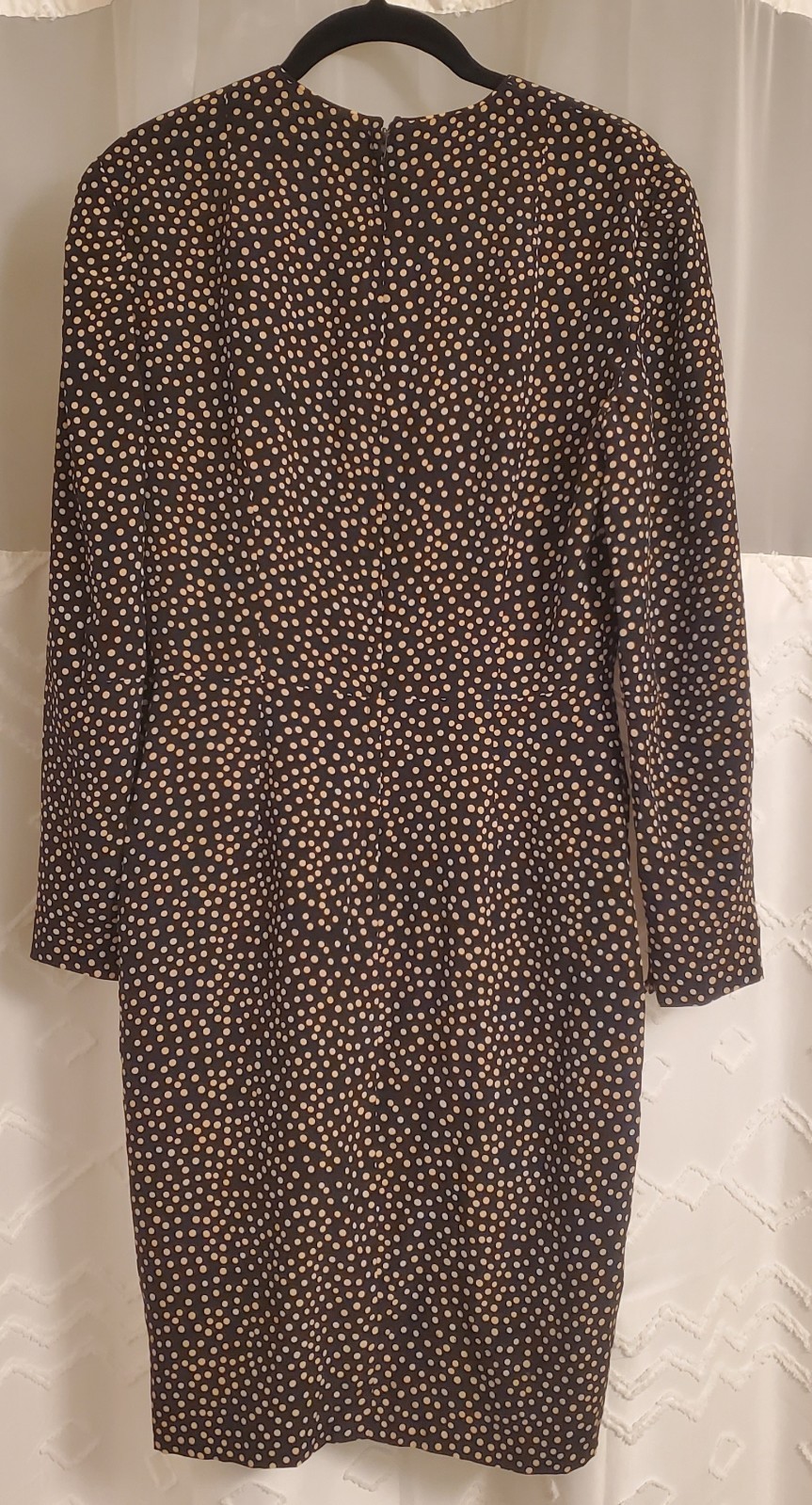 David Hayes Vintage 100% Silk Dress Sz 4 Downtown Glam Classic Old Money READ