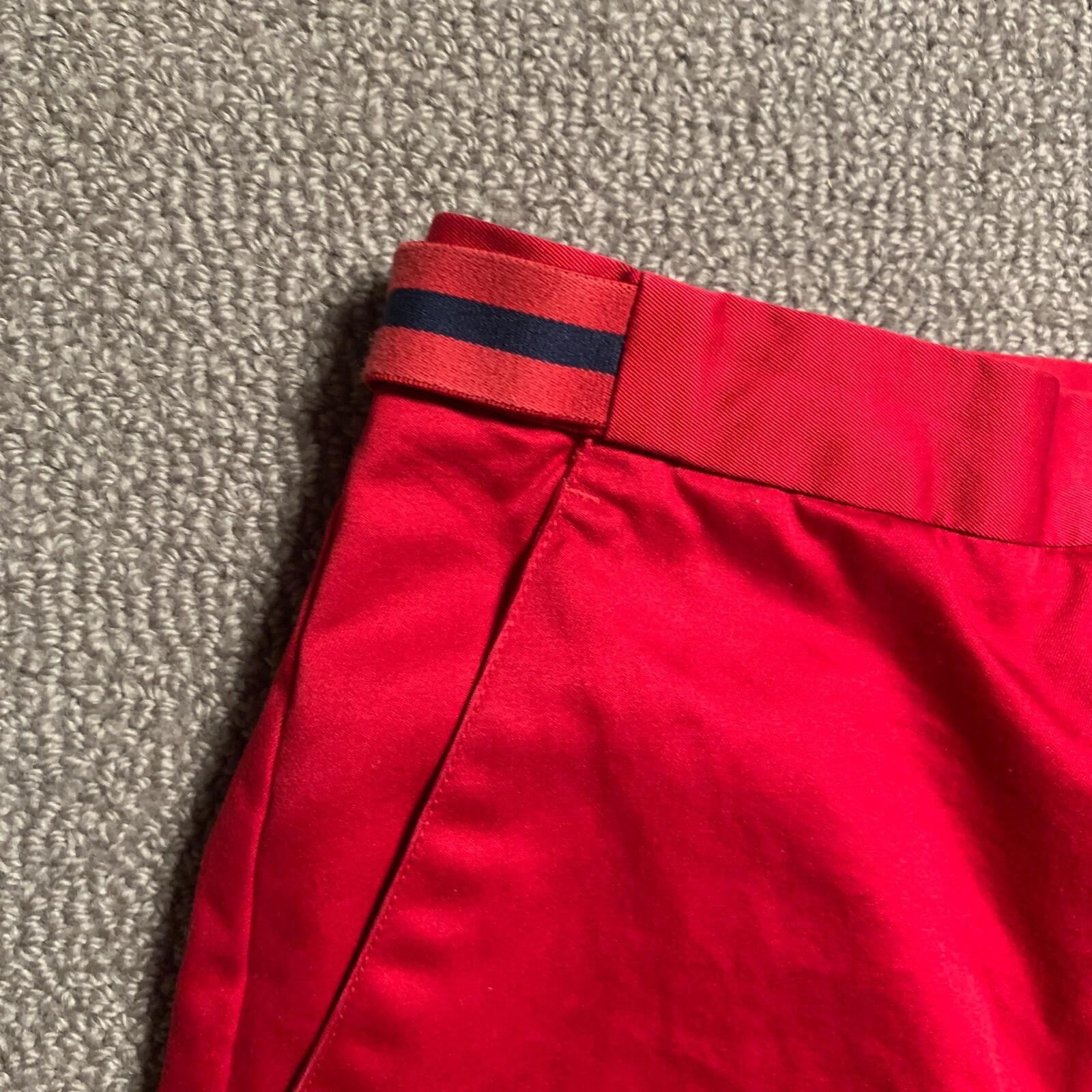 Vintage Liz Claiborne Lizsport Pants Women 4 Red Capri Pockets