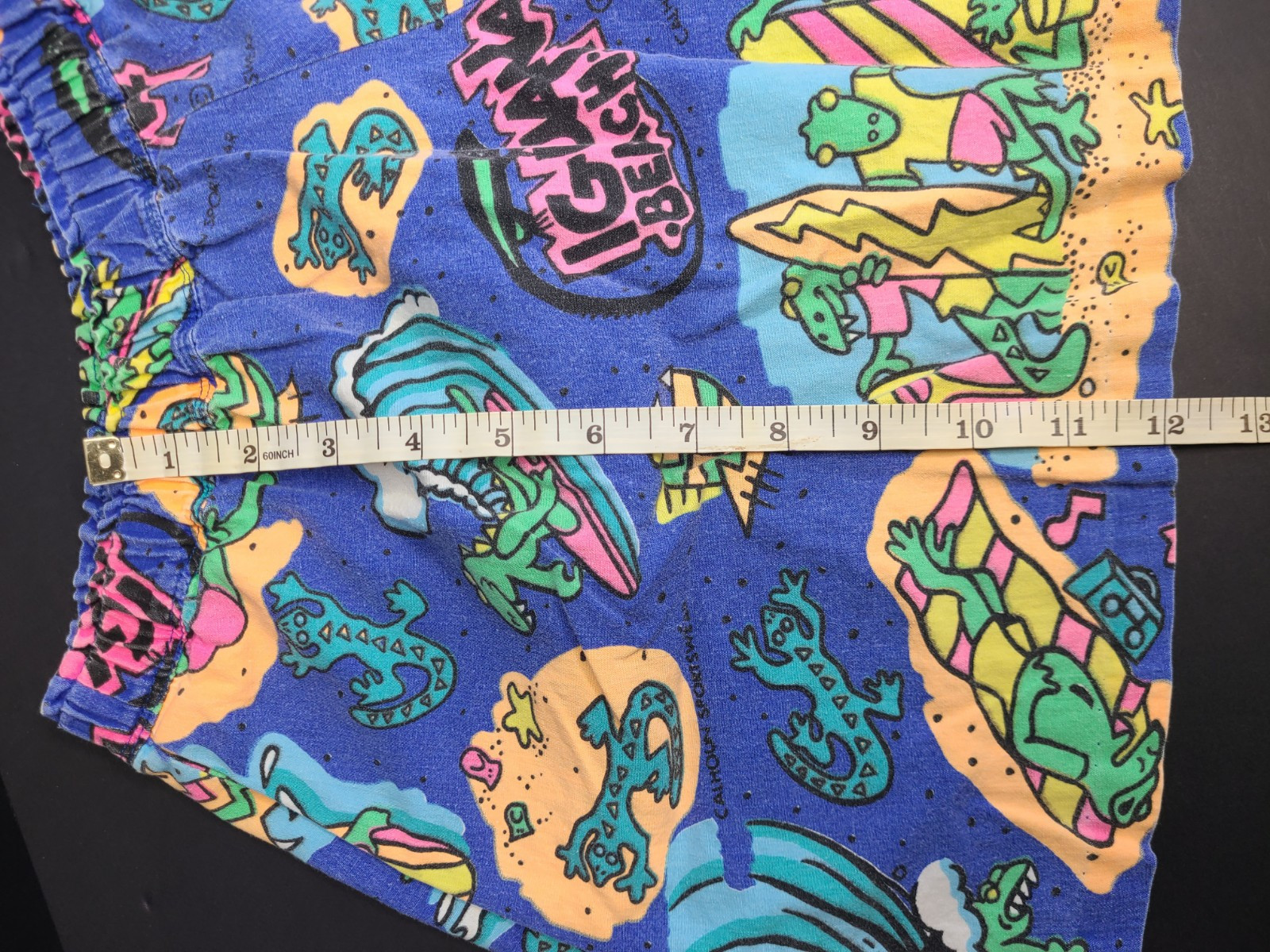 Vntg 90s Outfit Set Iguana Beach Soveneir Womans Small Girls Large Neon Colors