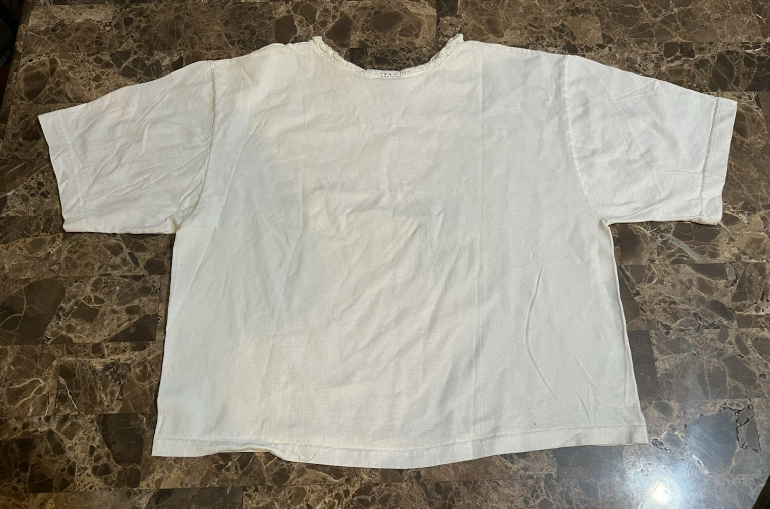 Vintage 1990 Guess by Georges Marciano T Shirt Cropped Size Small
