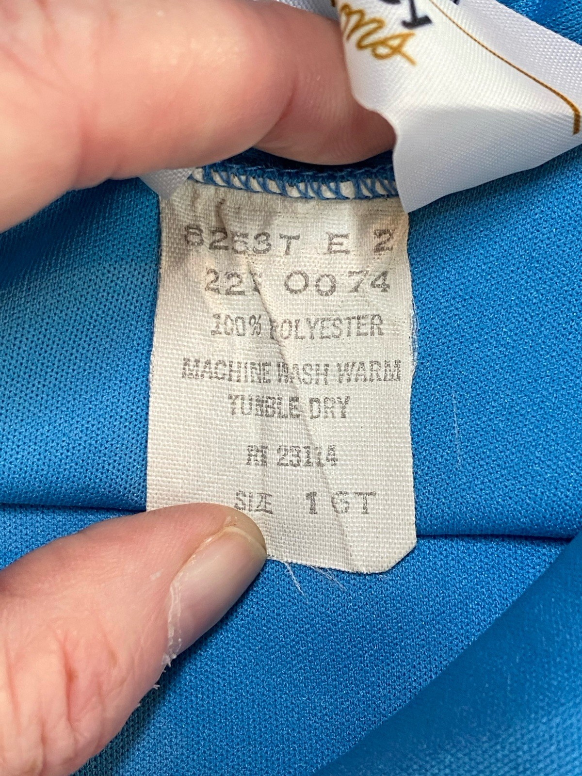 Vintage JCPenney Fashion Cocktail Dress Size 16 T Faux Wrap Slinky Going Out 80s