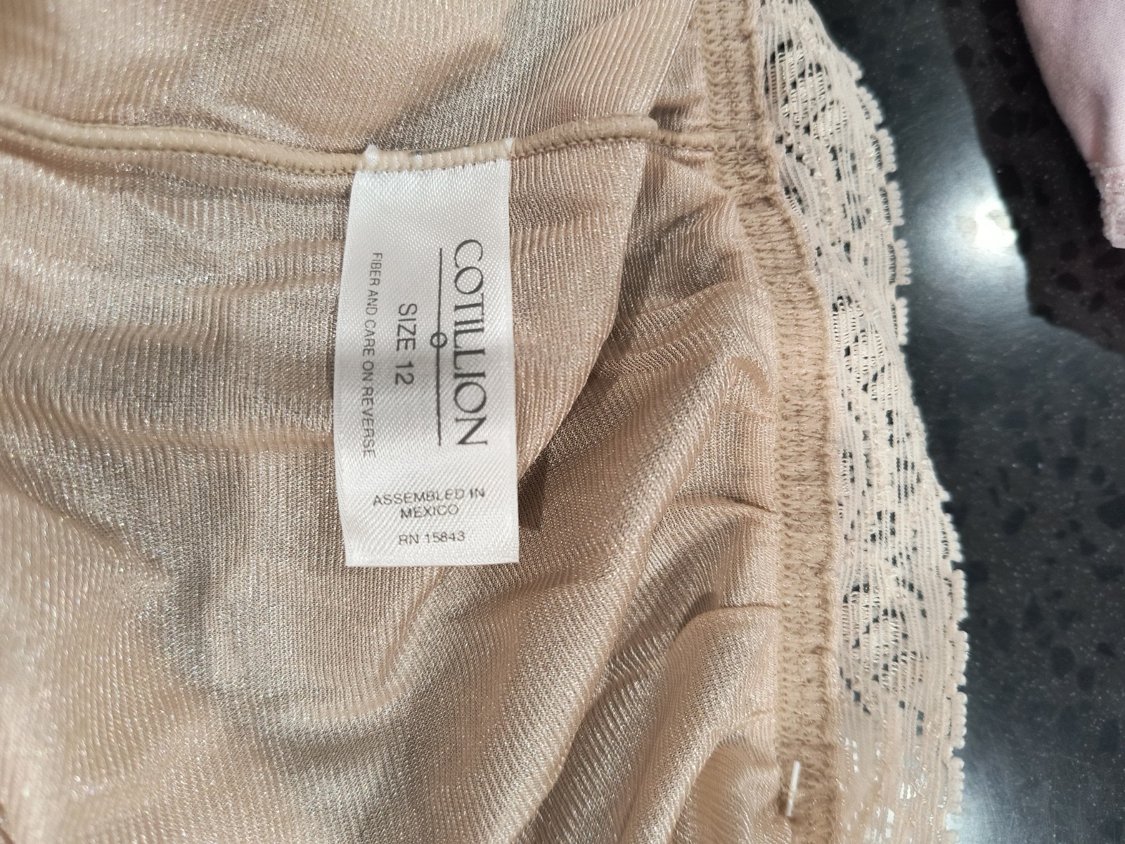 2 Pair Vintage Cotillion 100% Nylon Granny Panties Size 12 NWT