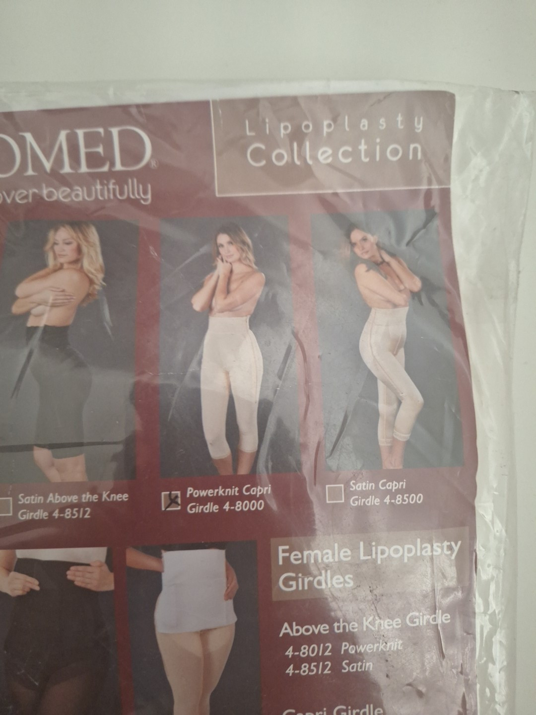 Caromed 4-8000-XL Power Knit Capri Girdle X-Large Beige – NEW