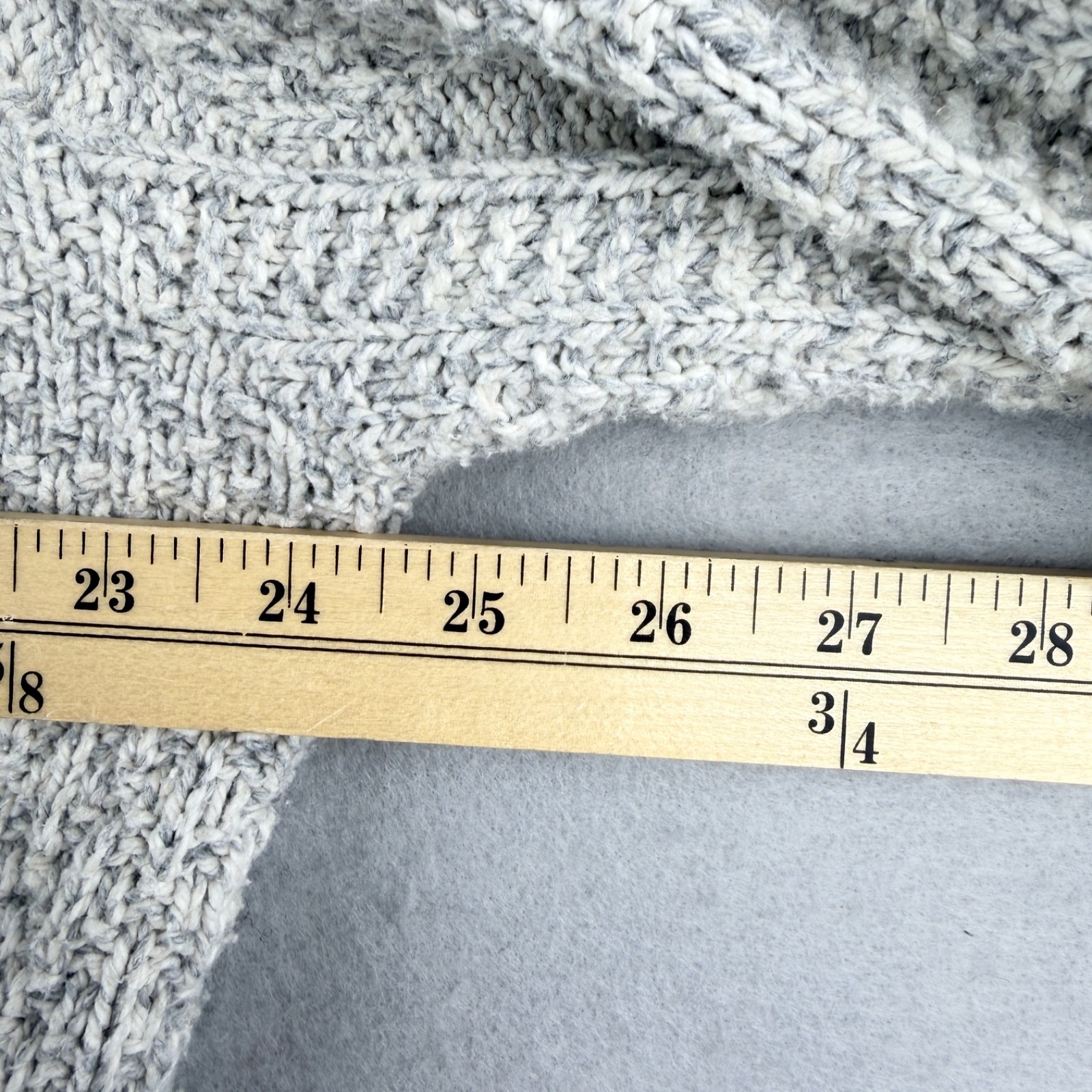 Vintage Woolrich Cardigan Sweater Large Gray Textured Knit USA Cotton Button